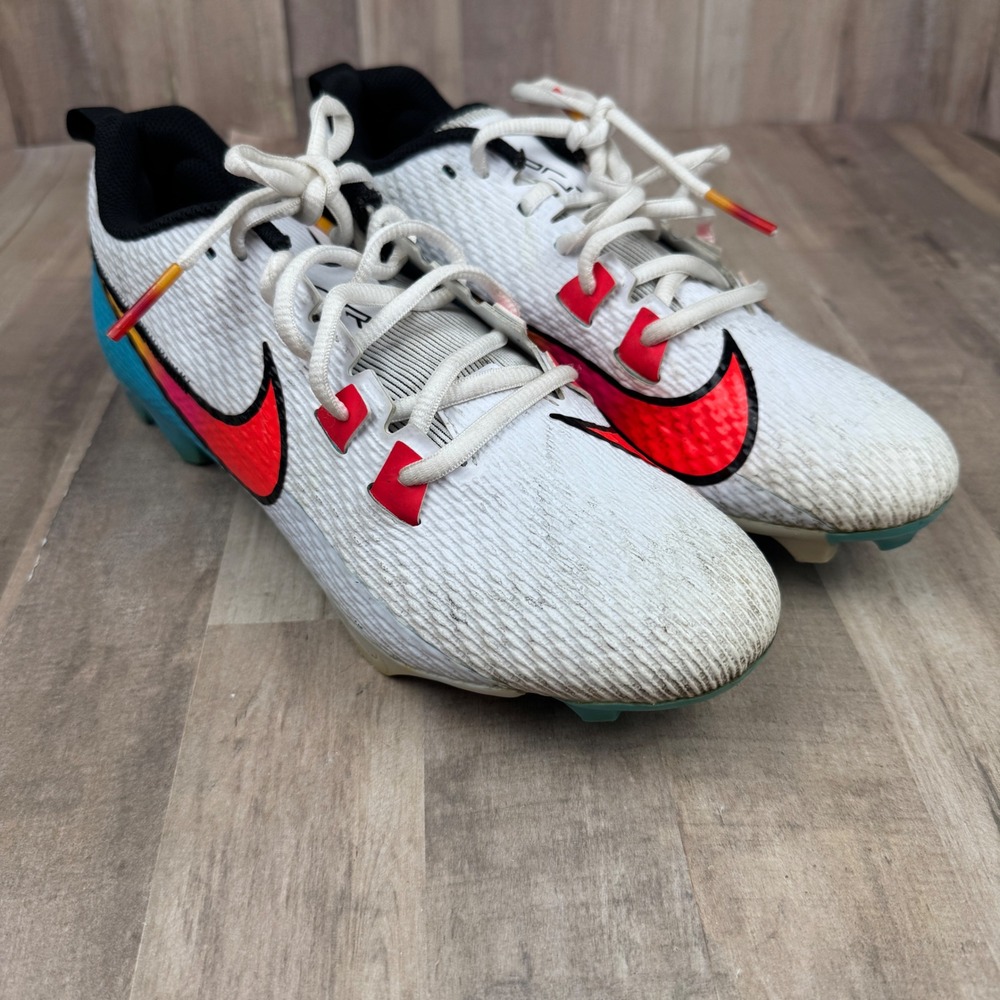 Nike White and Red Athletic Shoes